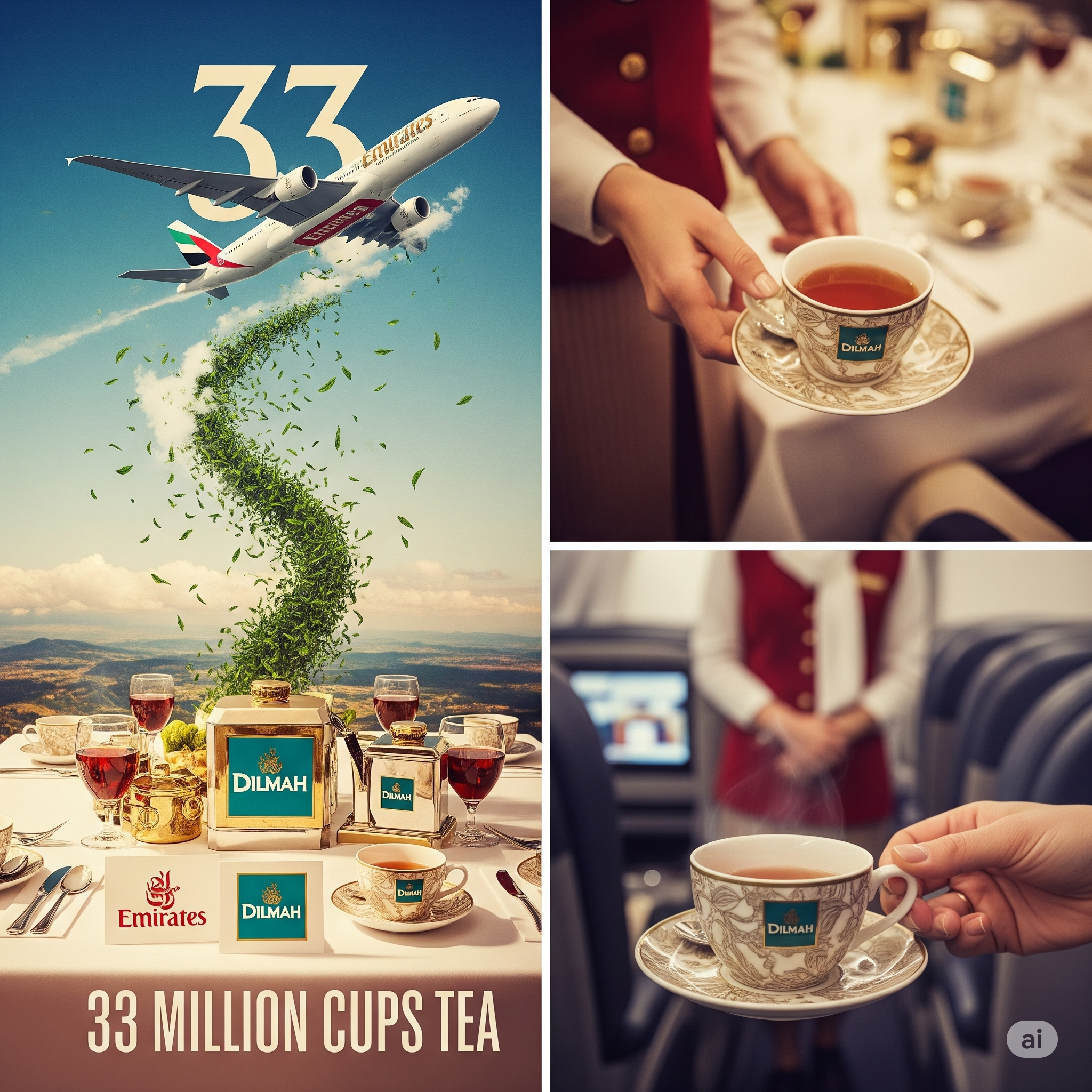 Emirates & Dilmah: 33 Years, 33 Million Cups of Tea, A Global Partnership