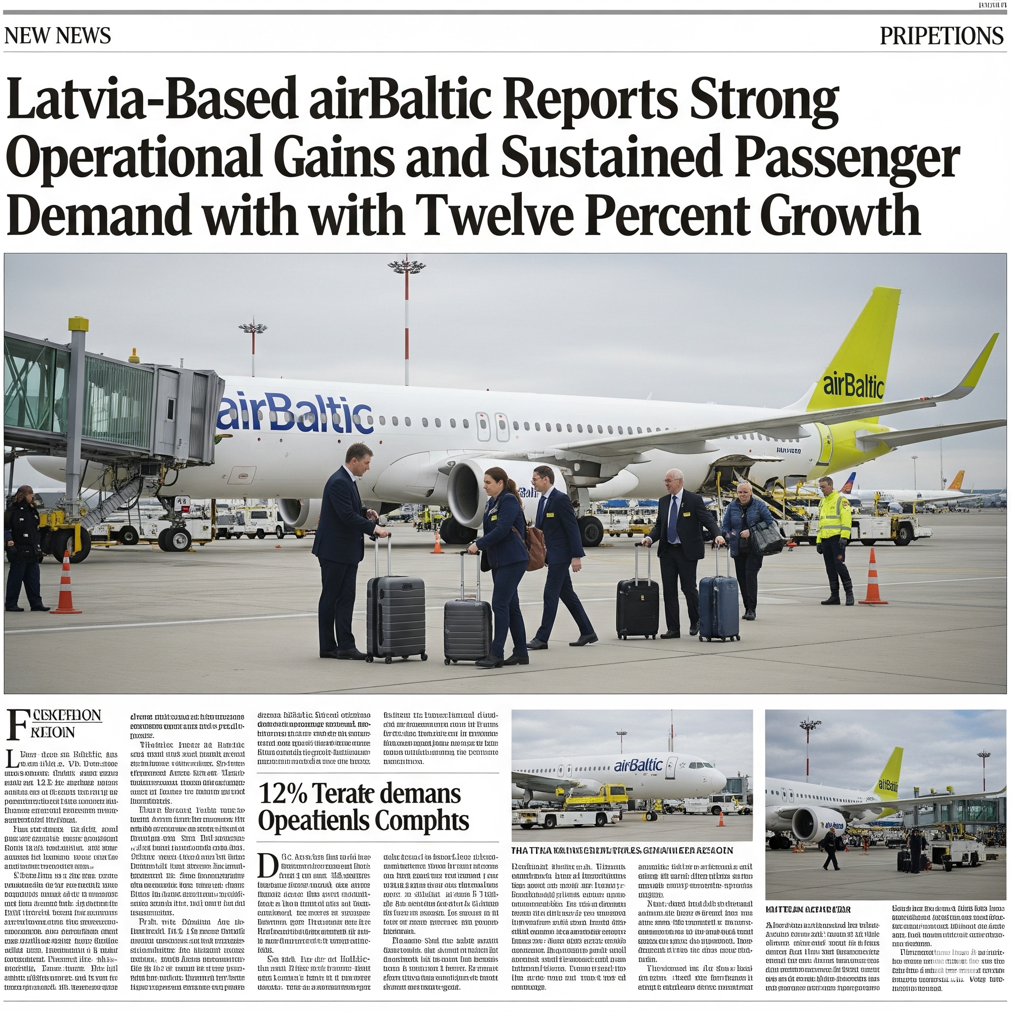 AirBaltic Soars: Strong Operational Gains & 12% Passenger Growth Reported