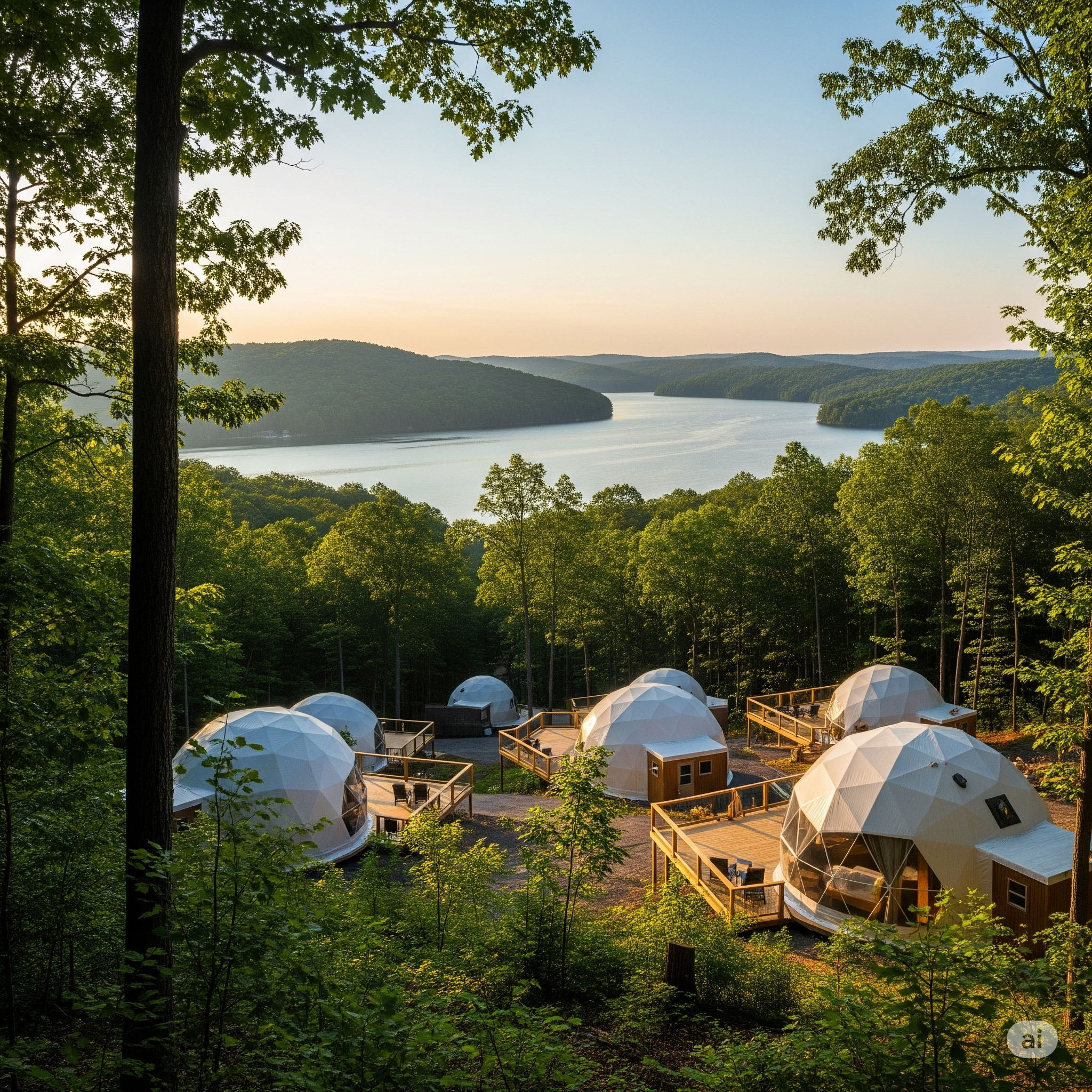 Experience Unique Glamping: Maryland's First Dome Destination Opens at Deep Creek Lake
